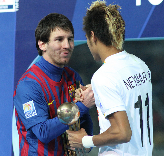 Messi and Neymar