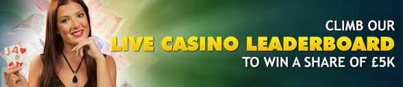 live casino leaderboard