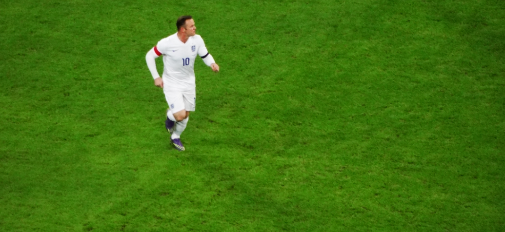 Rooney playing for England