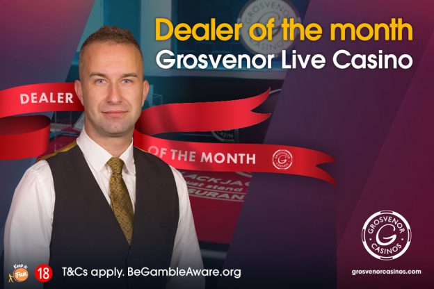 Live casino dealer Grosvenor Mihail