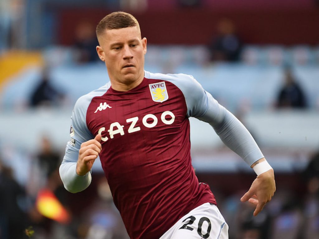 Premier League midfielder Ross Barkley in action for Aston Villa