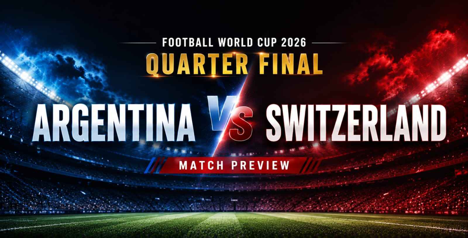 Argentina vs Switzerland World Cup 2026 Quarter Finals Match Preview